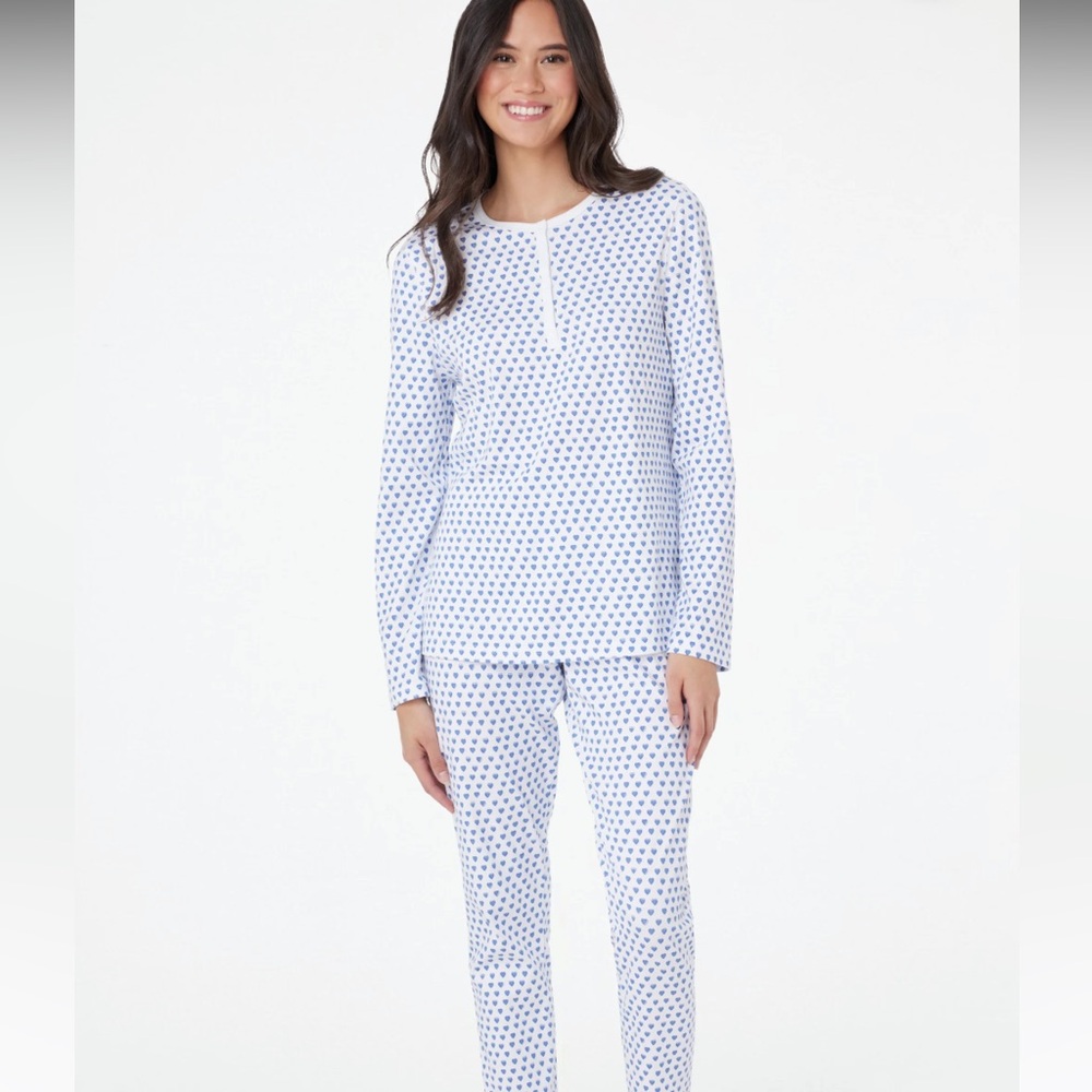 Roller Rabbit Pajamas - The Originals - Blue Heart